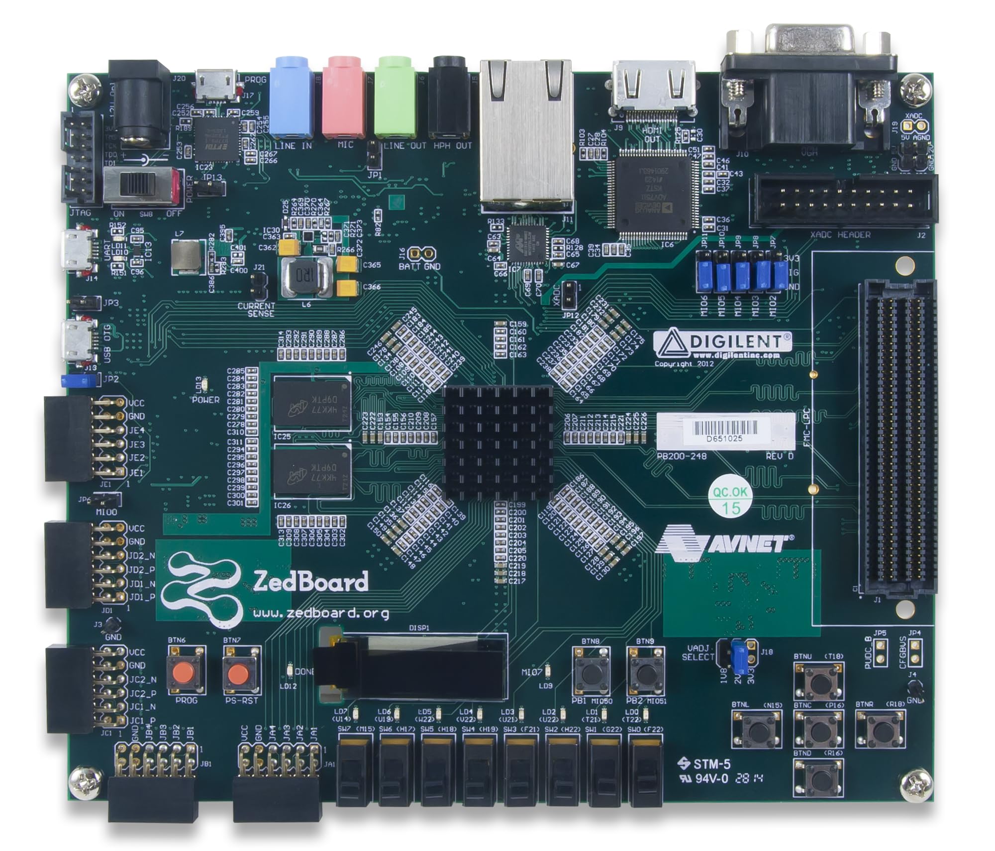 Amazon.com: Digilent ZedBoard - Zynq-7000 ARM/FPGA SoC Development